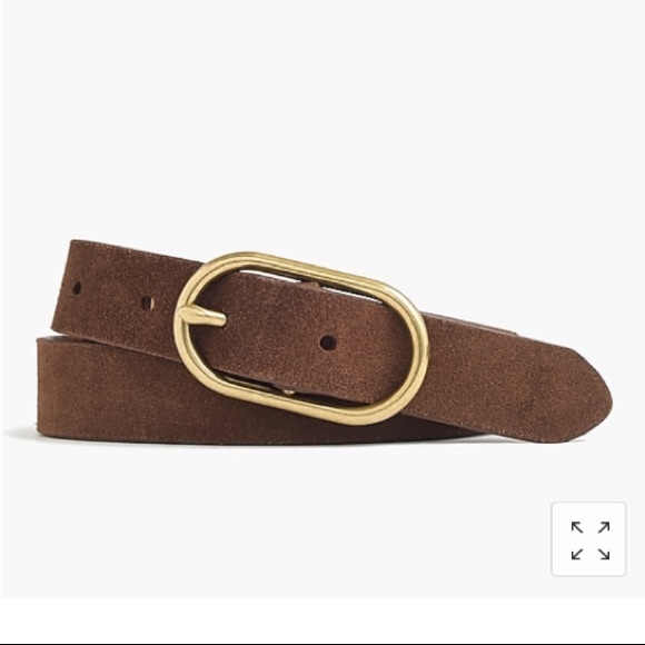 NEW J Crew Suede belt Large
